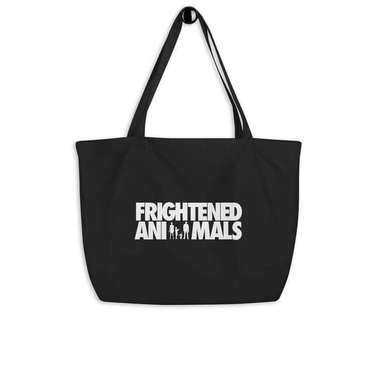 FRIGHTENED ANIMALS by JANIAK - Large organic tote bag