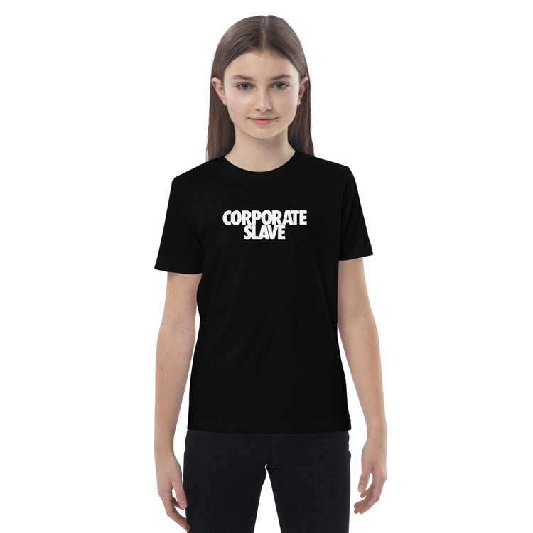 CORPORATE SLAVE by JANIAK - Organic cotton kids t-shirt